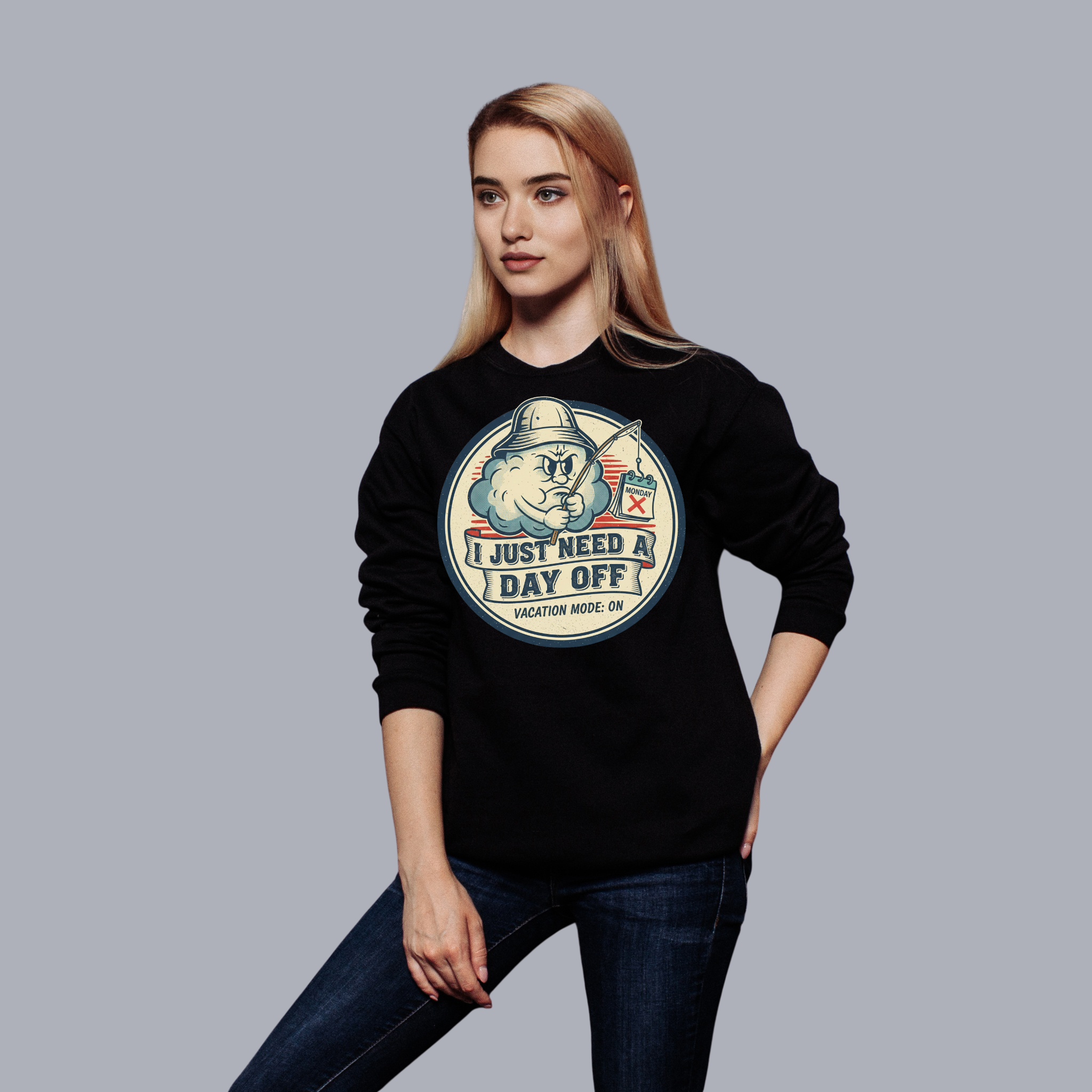 Day Off – Vacation Activated Sweatshirt