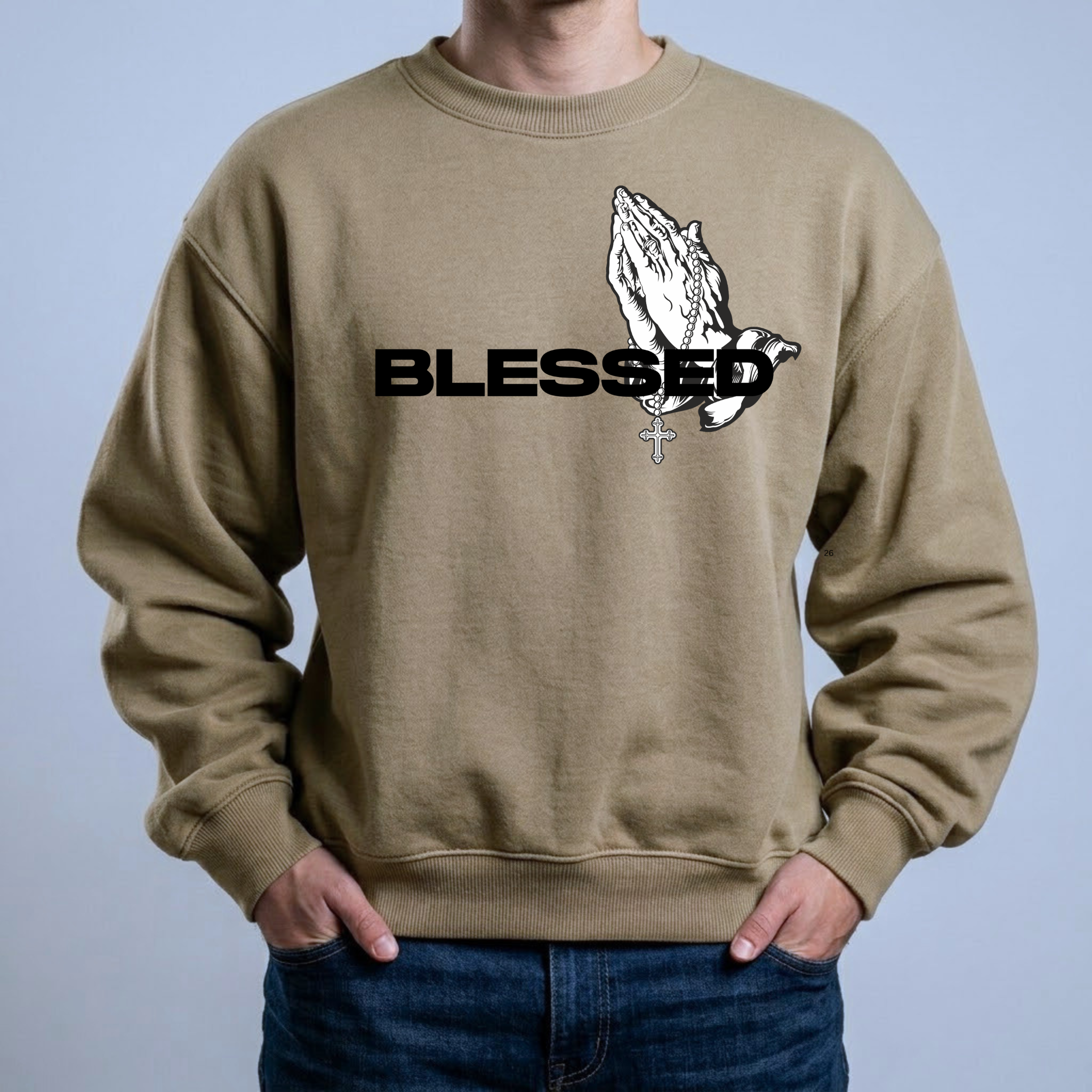Blessed Sweatshirt – Faith Statement Sweatshirt