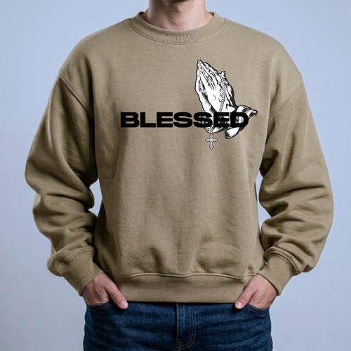 Blessed Sweatshirt – Faith Statement Sweatshirt