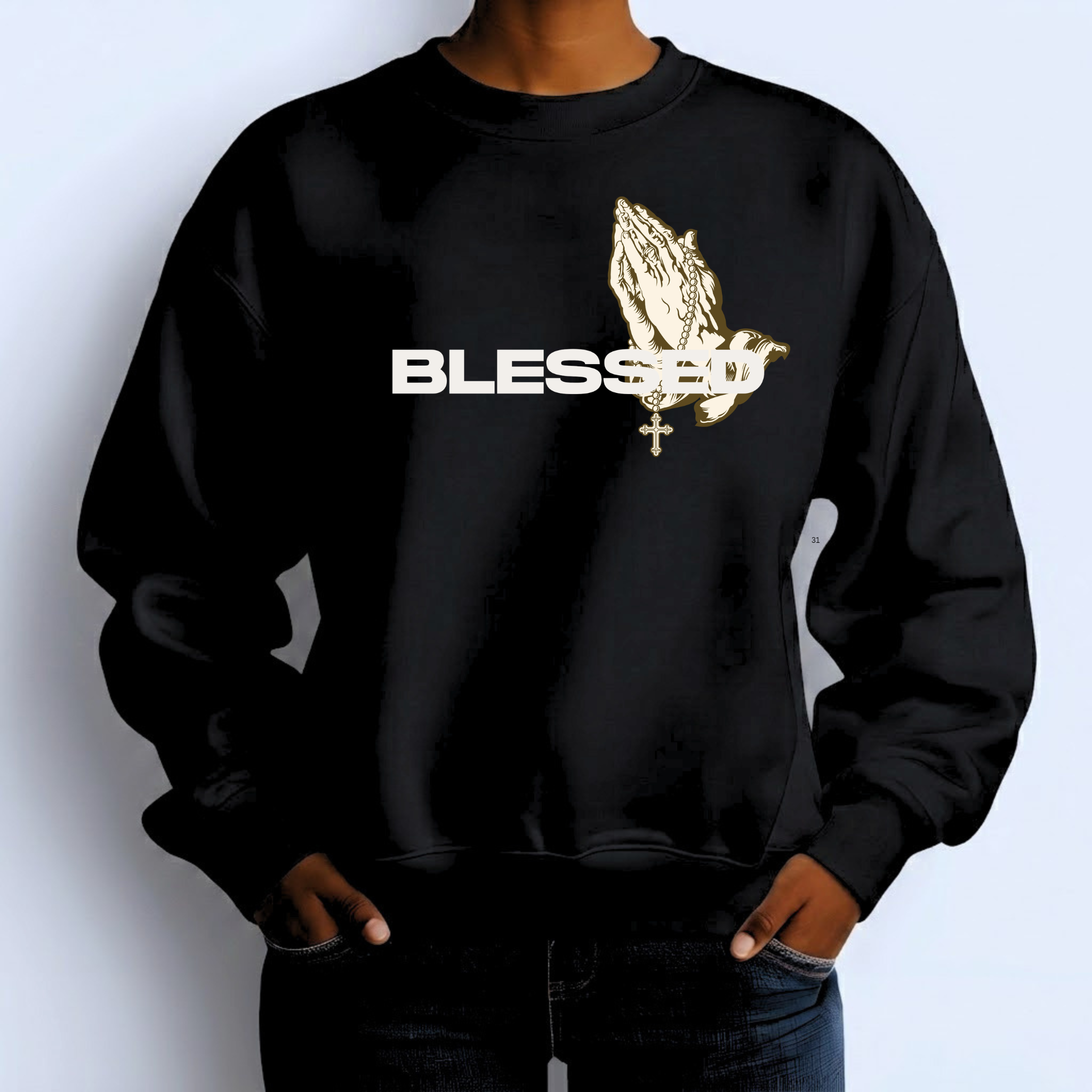 Blessed Sweatshirt – Faith Statement Sweatshirt